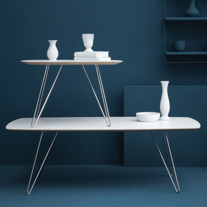 ROOMMATE - coffee and side table - white | son of nils