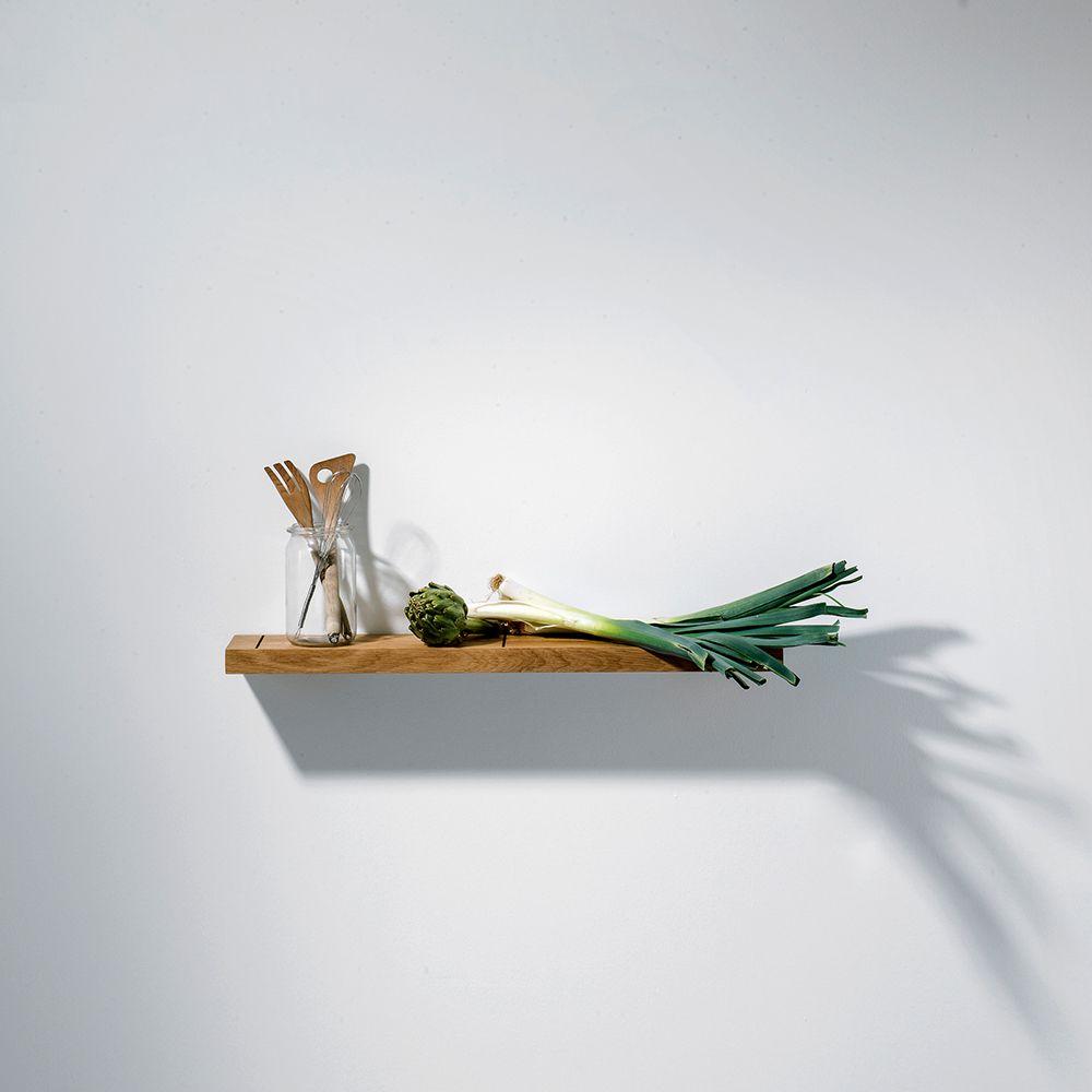 OAK - wall shelf with bookends | weld & co