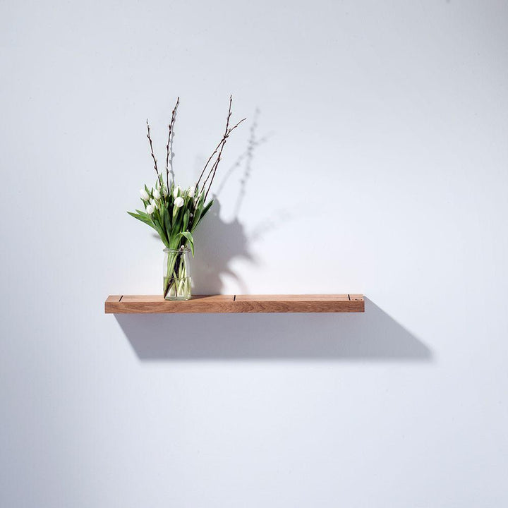 OAK - wall shelf with bookends | weld & co