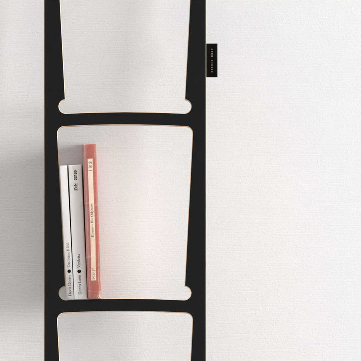 ADONIS - vertikales Bücherbrett - schwarz | BREUER & BONO