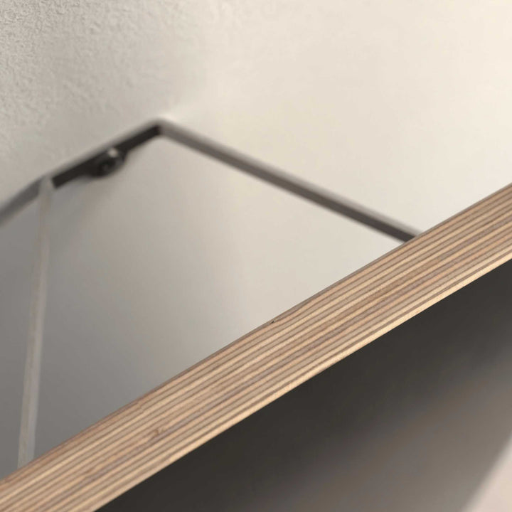 ADONIS - vertikales Bücherbrett - schwarz | BREUER & BONO