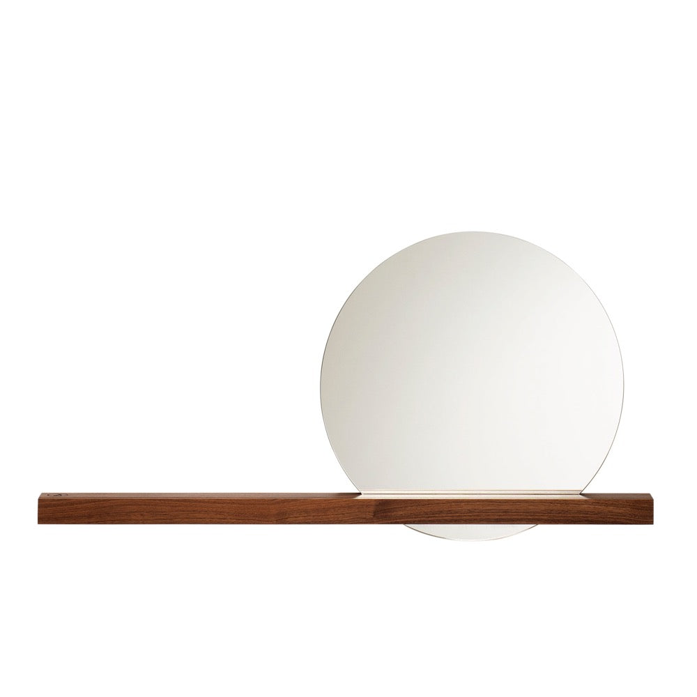 WALNUT 01 - wall mirror - wall shelf with mirror | weld & co
