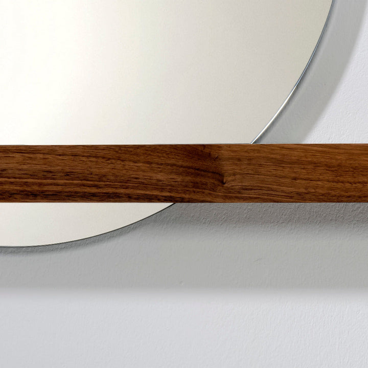 WALNUT 01 - wall mirror - wall shelf with mirror | weld & co