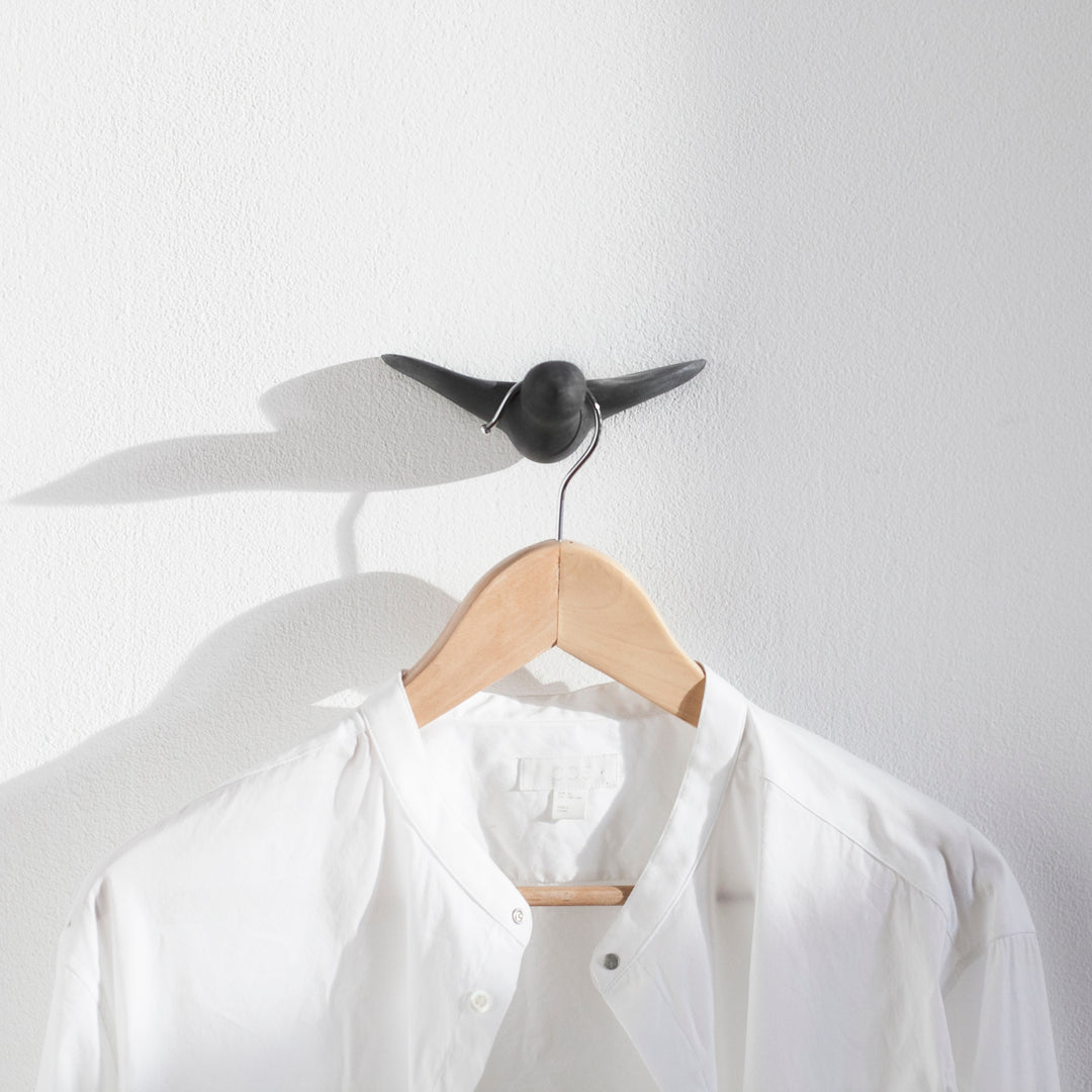 HUGE BIRD SWARM - coat hooks - set of 3 birds - large | Formpoet 