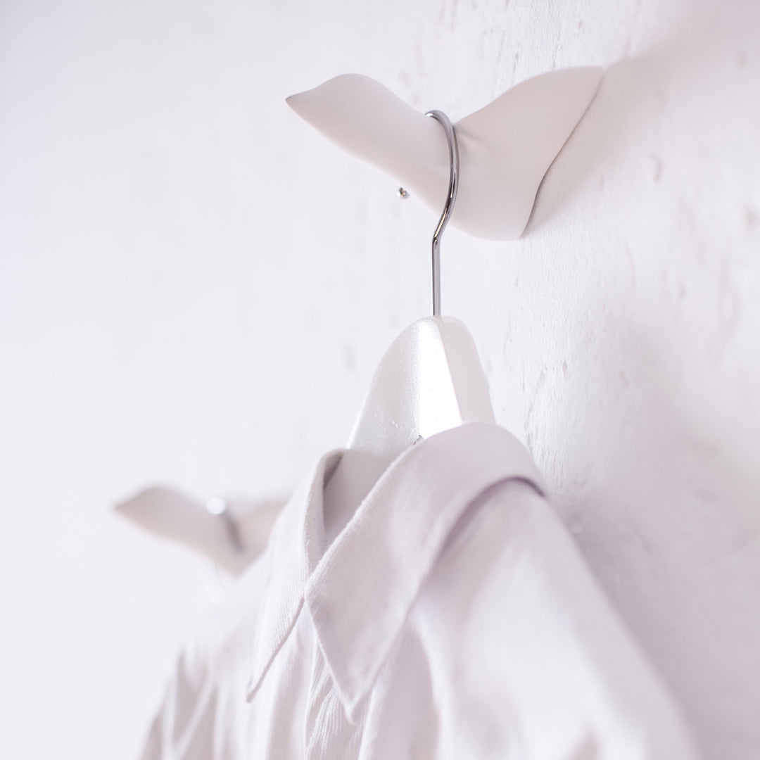 HUGE BIRD SWARM - coat hooks - set of 3 birds - large | Formpoet 