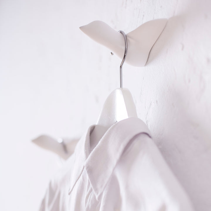 HUGE BIRD SWARM - coat hooks - set of 3 birds - large | Formpoet 