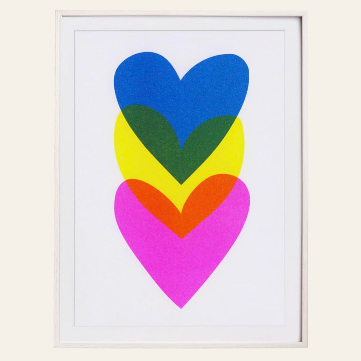 HEARTS - artprint poster - DIN A3 | Herr & Frau Rio