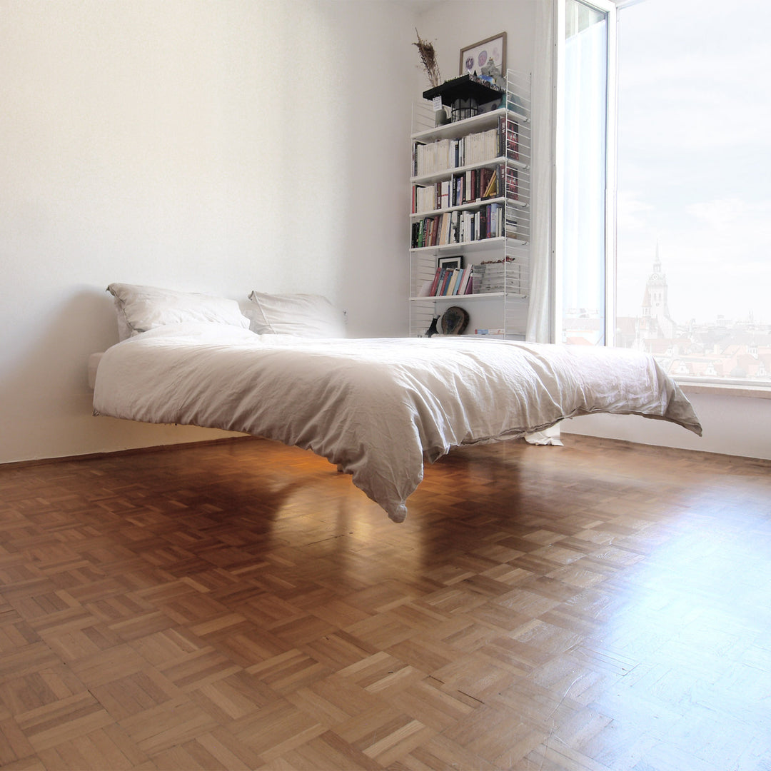 WEIGHTLESS - bed - architectural bed - white | pa:ul