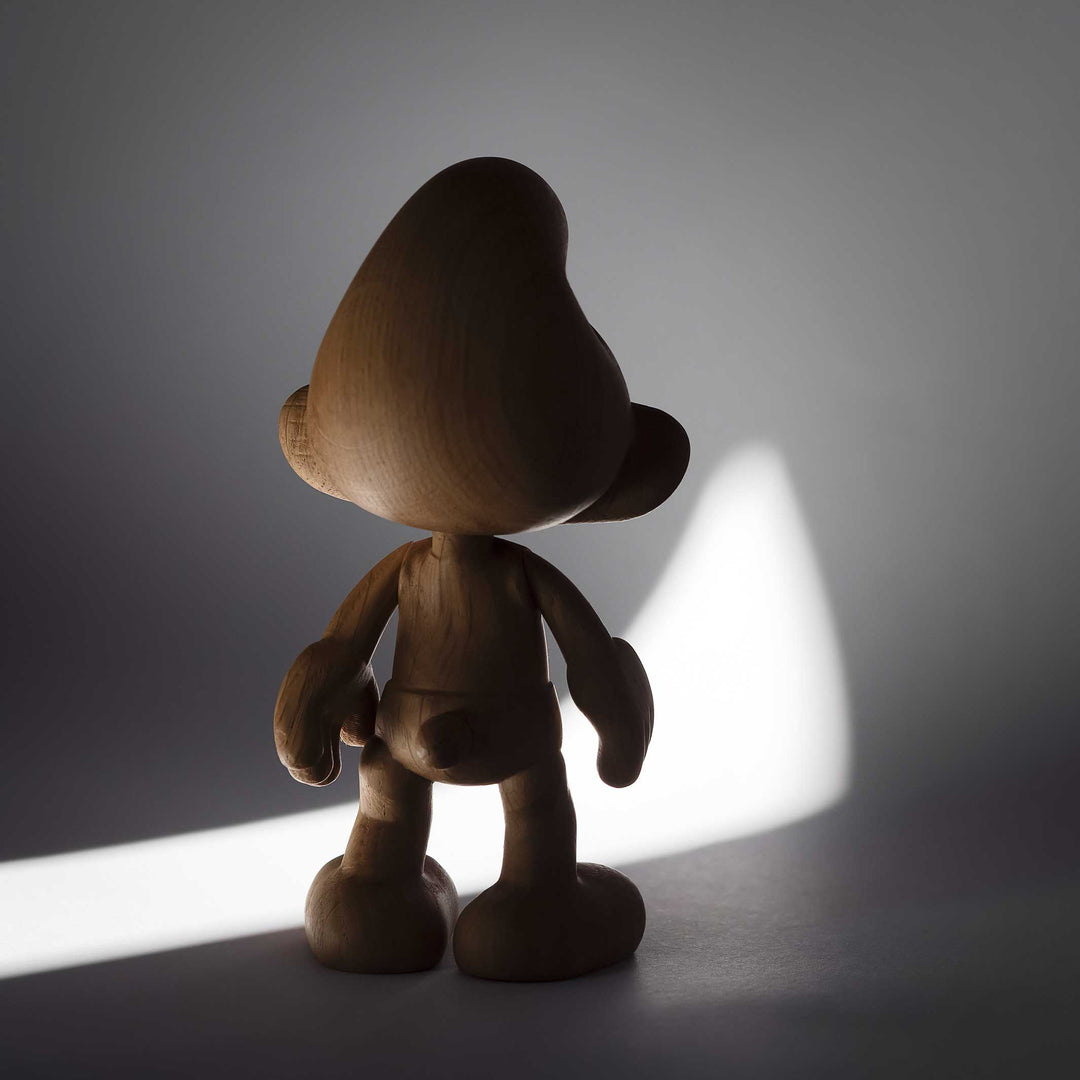 SMURF Large - Wooden Figurine - Oak 24 cm high | Jakob Burgsø | boyhood