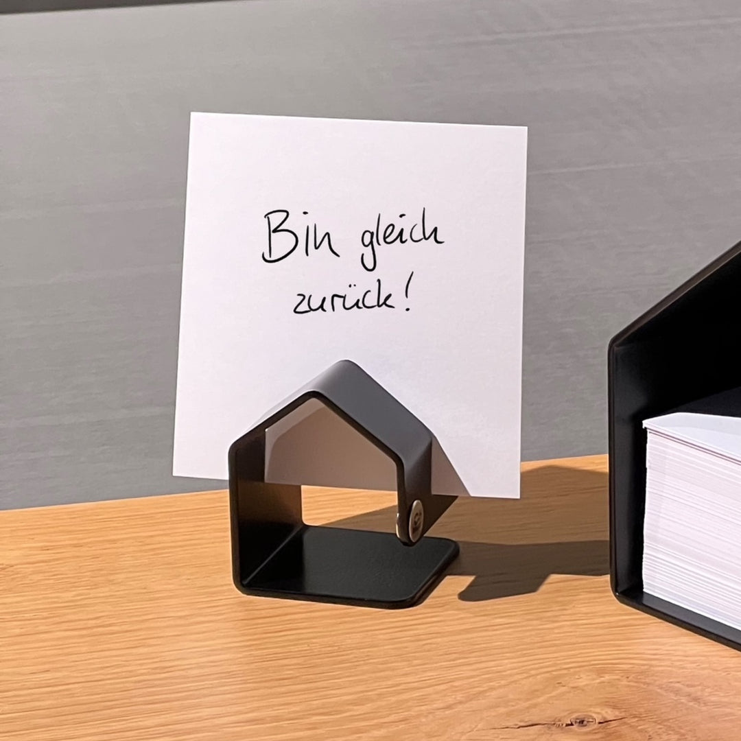 HOME OF MESSAGES - note holder - little house for memos | Oh Sheet!