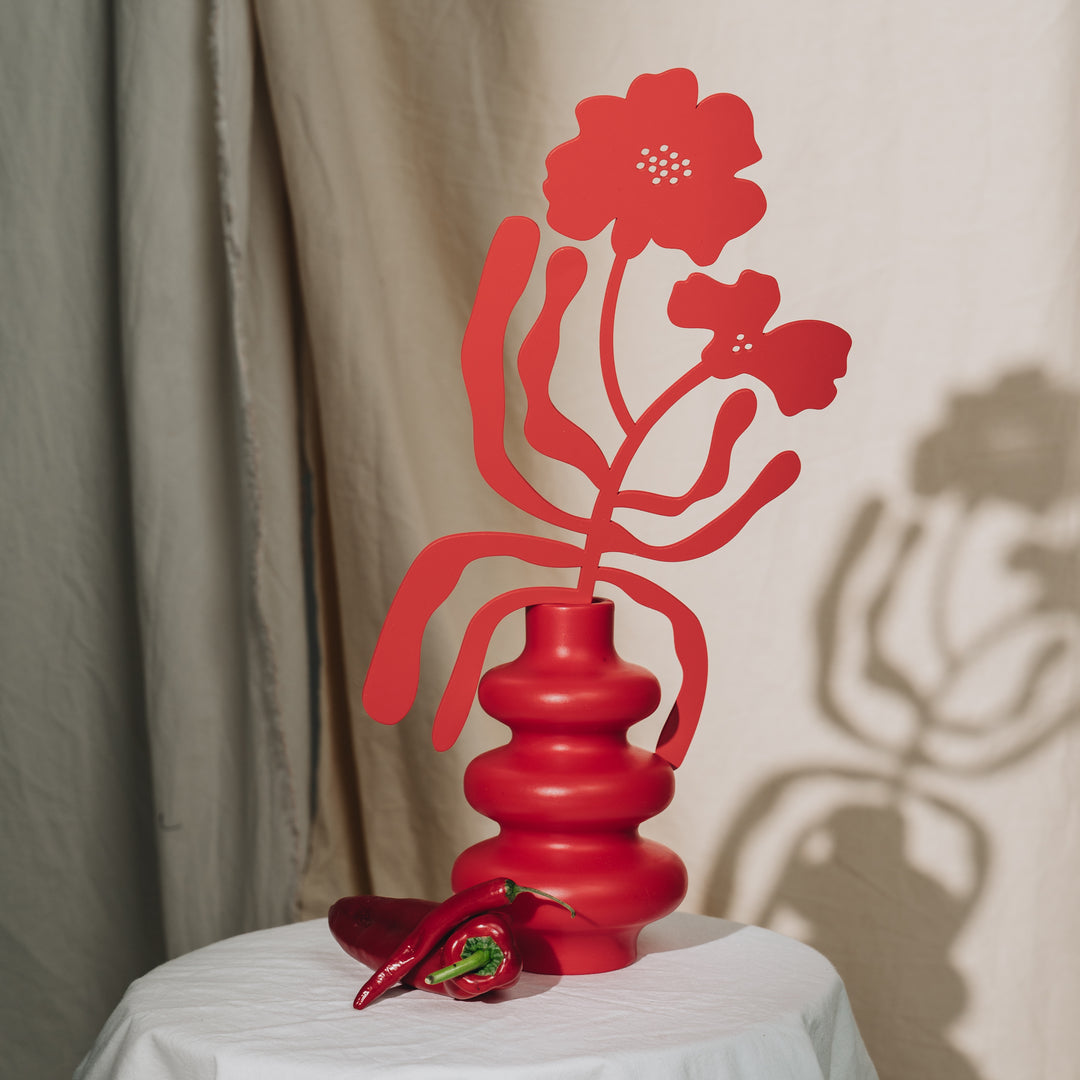 POPPY - Blume aus Holz - Kunstblume - Mohn | milin