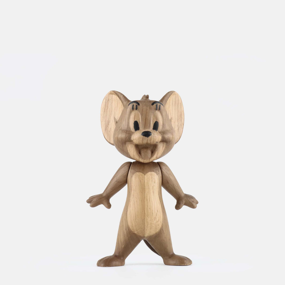 JERRY Large - Große Tom & Jerry Holzfigur - Eiche 20 cm hoch - Jakob Burgsø | boyhood