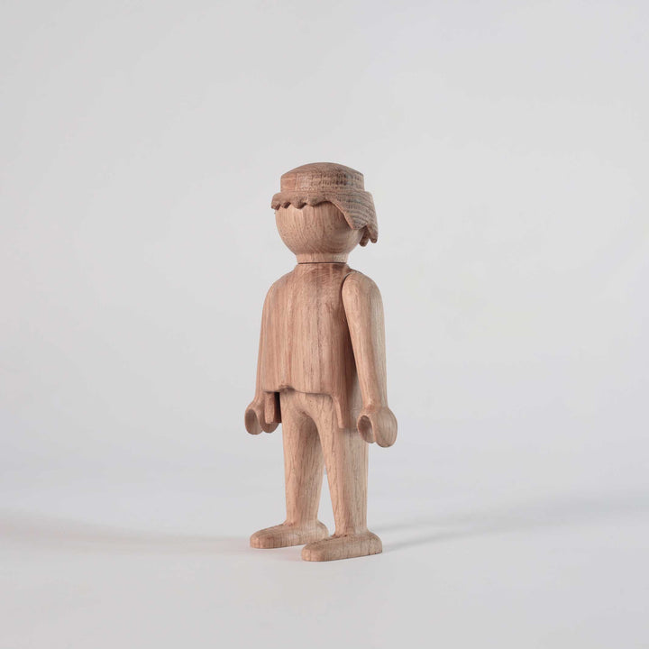 PLAYMOBIL Man Large -  Wooden Figurine - Oak 25 cm high | Jakob Burgsø | boyhood