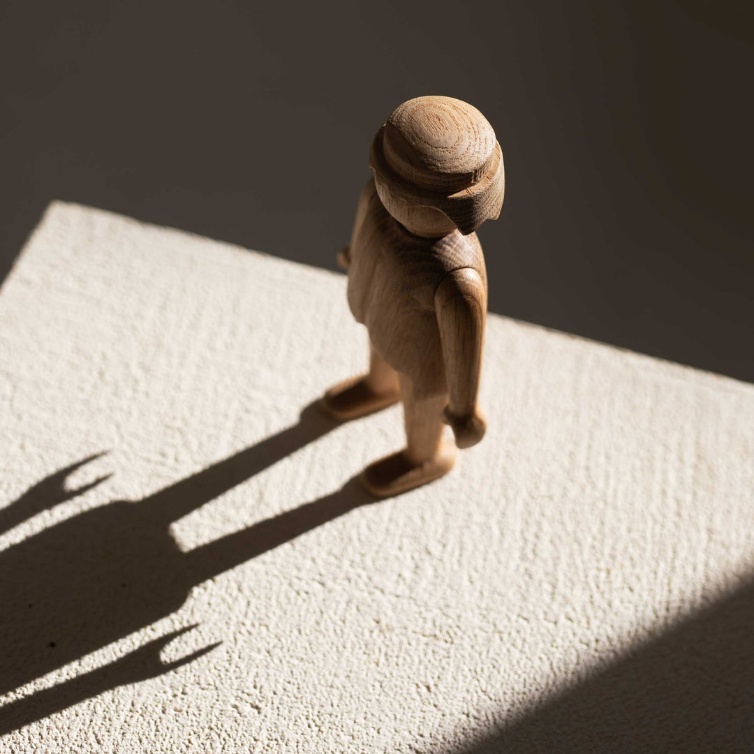 PLAYMOBIL Man Large -  Wooden Figurine - Oak 25 cm high | Jakob Burgsø | boyhood