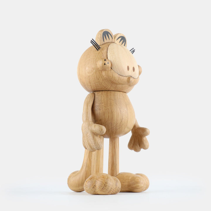 GARFIELD Large - Große Holzfigur - Eiche 24 cm hoch | Jakob Burgsø | boyhood