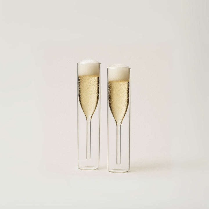 INSIDEOUT Collection - Champagne Glasses - Set of 2 - 100ml | byAMT Alissia Melka-Teichroew | Charles & Marie