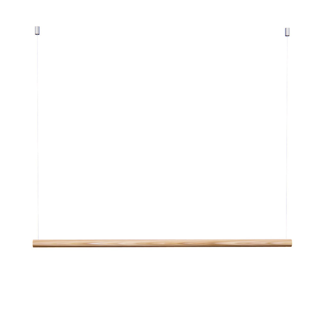SCHWEBEND - hängende Garderobe - Kleiderstange aus massivem Holz