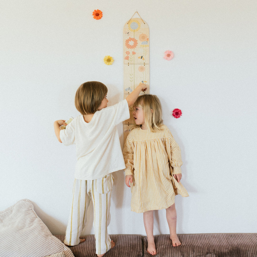 BUTTERFLIES - Children's wooden growth measure | milin