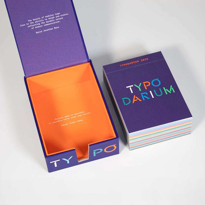TYPODARIUM - Abreißkalender 2026 | Hermann Schmidt Verlag
