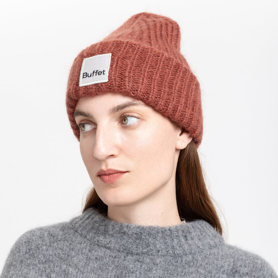 CHUNKY MOHAIR MÜTZE - Beanie - Braun | Buffet Clothing