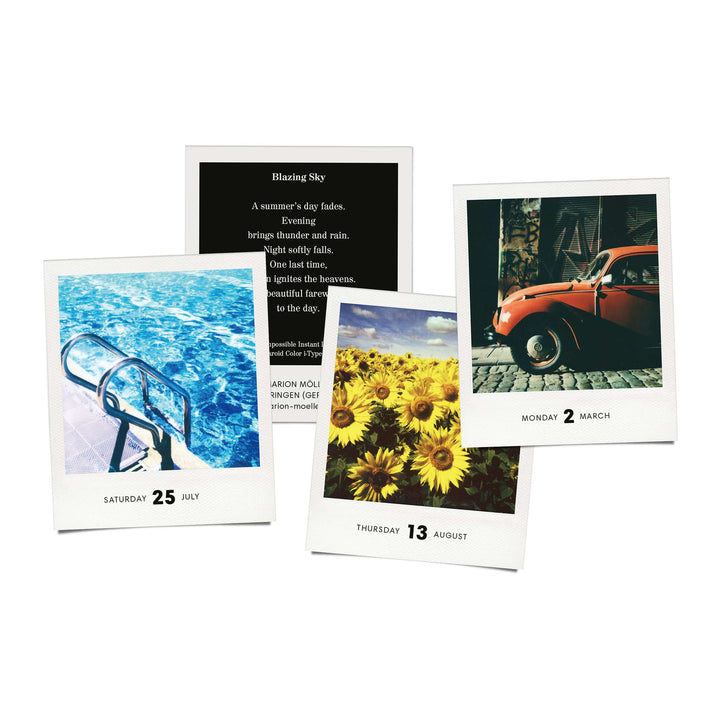 PHOTODARIUM 2026 - Polaroid Tages‑Abreiß-Kalender - 9x11 cm | seltmann+söhne