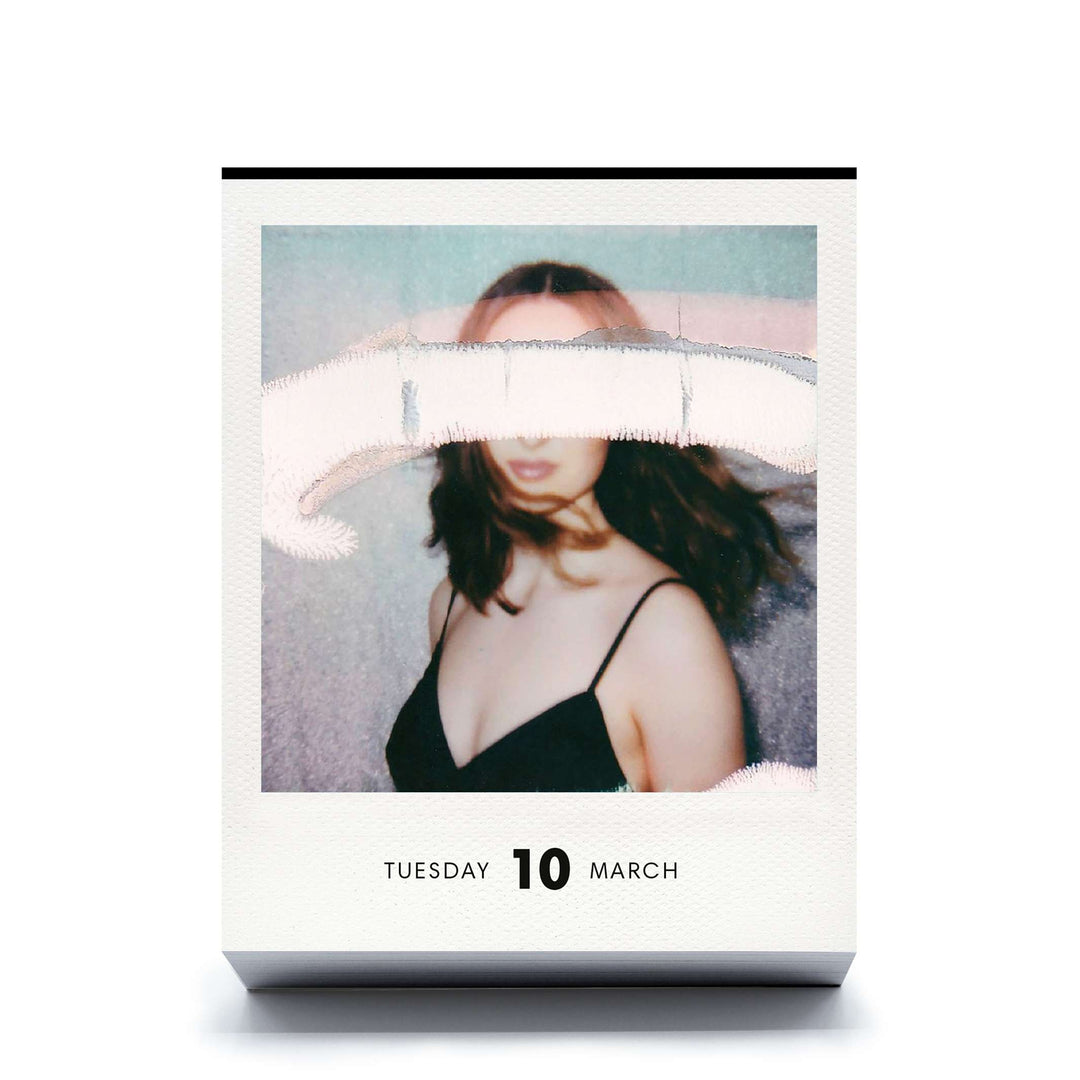 PHOTODARIUM 2026 - Polaroid Tages‑Abreiß-Kalender - 9x11 cm | seltmann+söhne