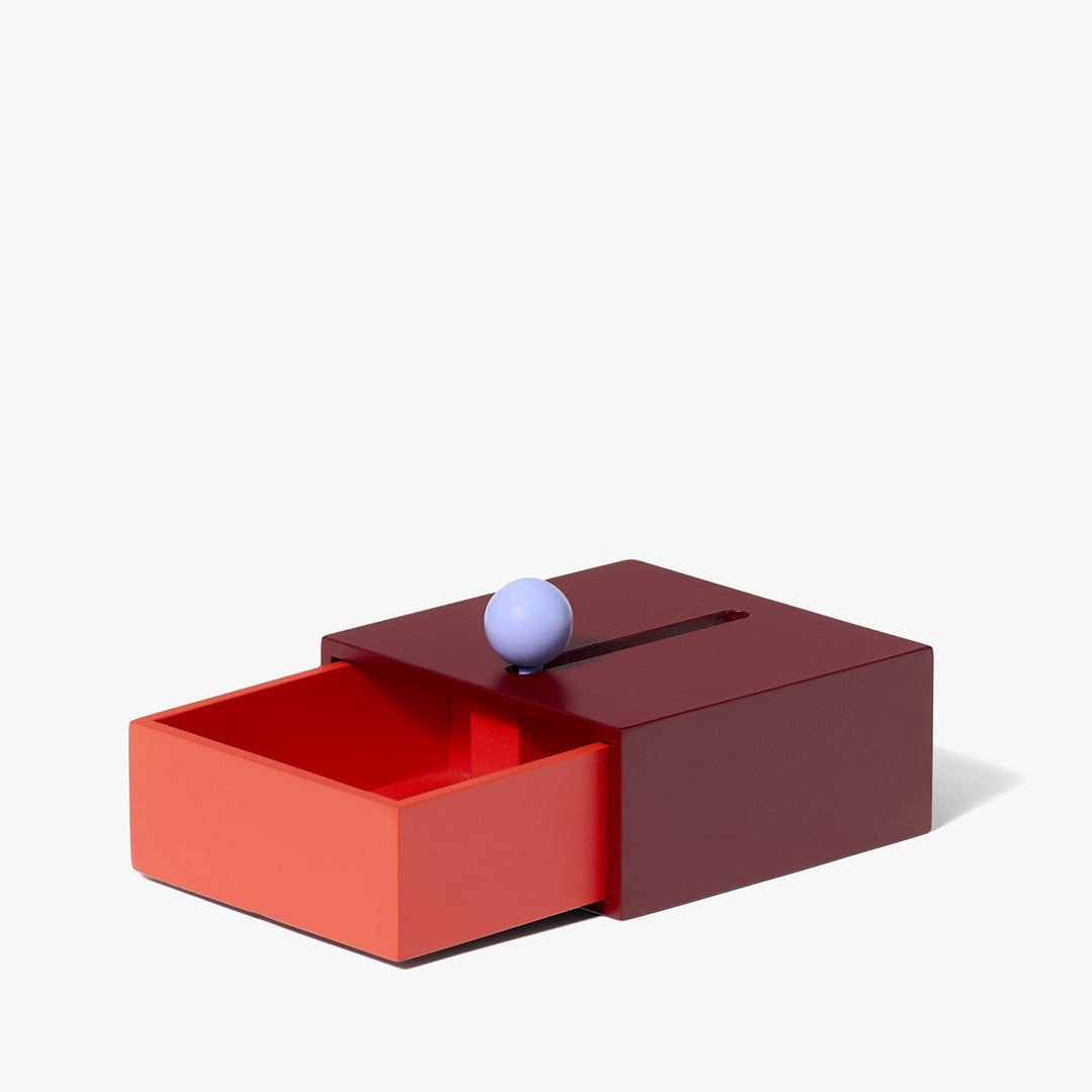 CACHE BOX - Small, red Jewelry Box | Kanyon Yeh | Areaware