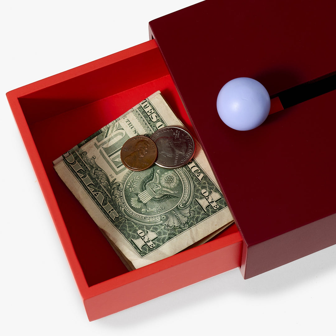 CACHE BOX - Small, red Jewelry Box | Kanyon Yeh | Areaware