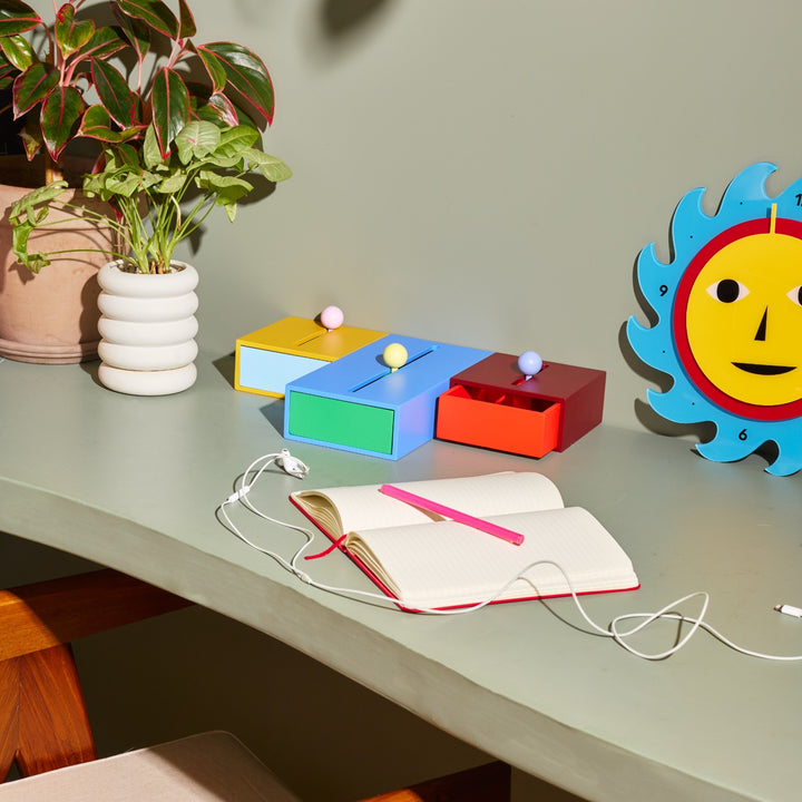 CACHE BOX - Small, yellow Jewelry Box | Kanyon Yeh | Areaware