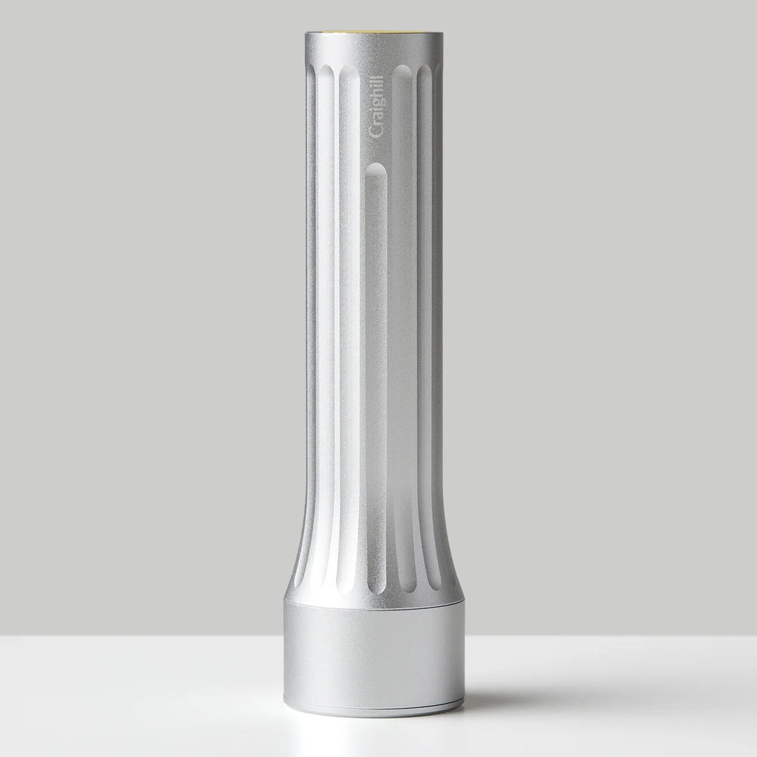 TEMPLE FLASHLIGHT - Silberne Taschenlampe | Craighill