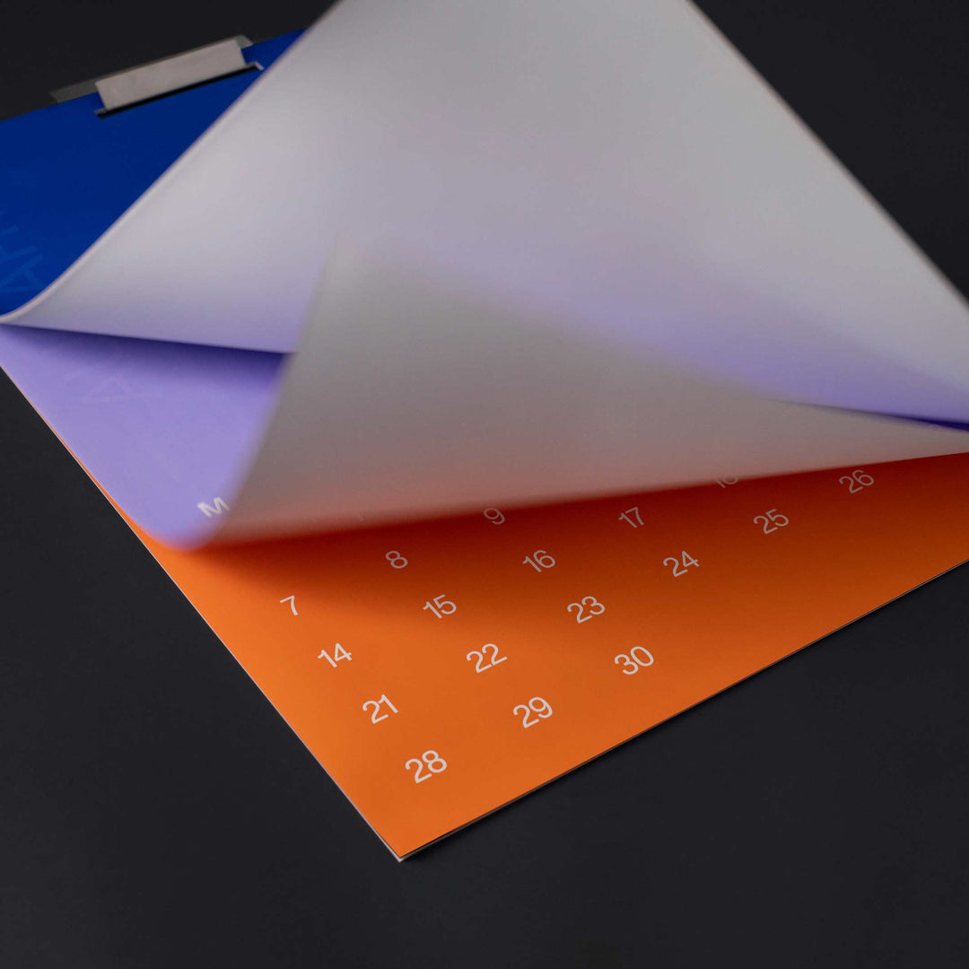 2026 MONTHLY WALL CALENDAR - Multicolor Monthly Wall Calendar - 42x60 cm format A2 | KarstGoods
