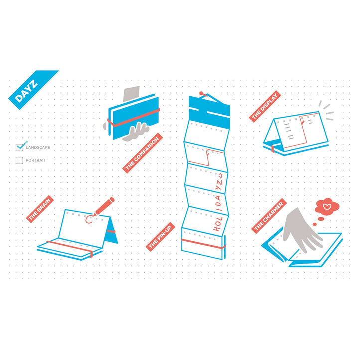 DAYZ Quer - Wochenplaner 26/27 | Less Thingz