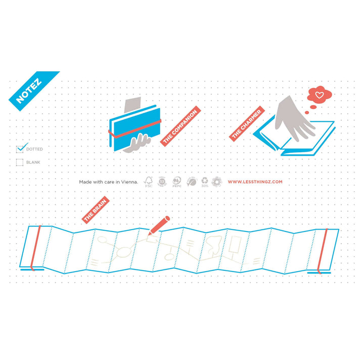 NOTEZ - Notizbuch - gepunktet | Less Thingz