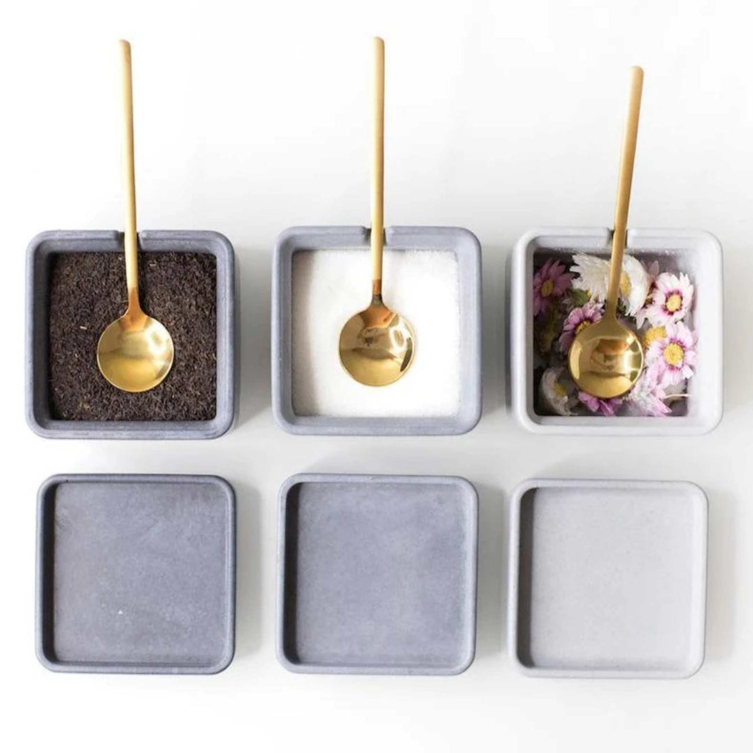 BETON - Zuckerdose mit Löffel | Formpoet