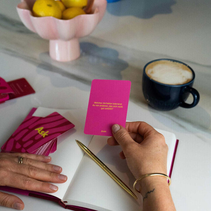 Kartenset "Ask & Task" Selflove Edition – 53 Karten | Finimi