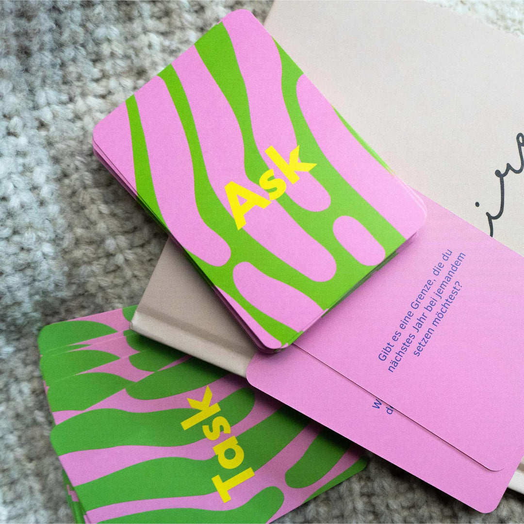 Card Set "Ask & Task" Birthday Edition – 53 Cards | Finimi