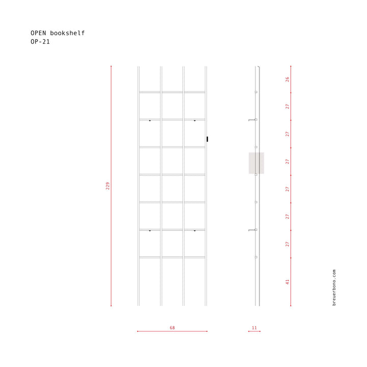 OPEN - bookshelf | BREUER & BONO