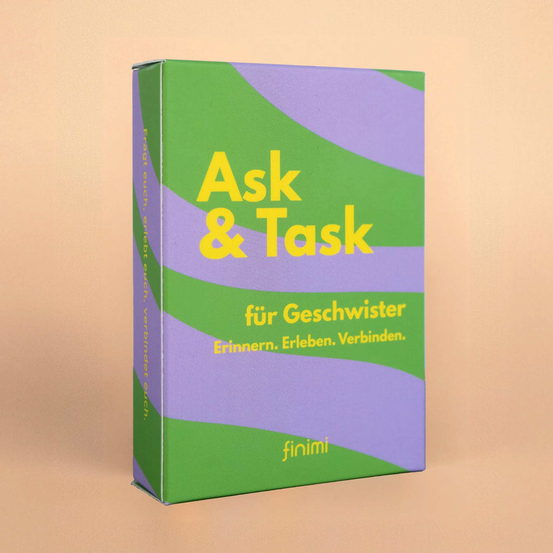 Kartenset "Ask & Task" für Geschwister – 53 Karten | Finimi