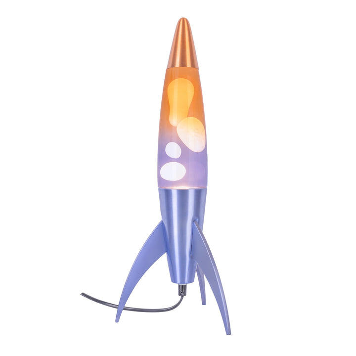 Lava Lamp Rocket – Blue Gradient · Retro · 45 cm | Fisura · Table Lamp