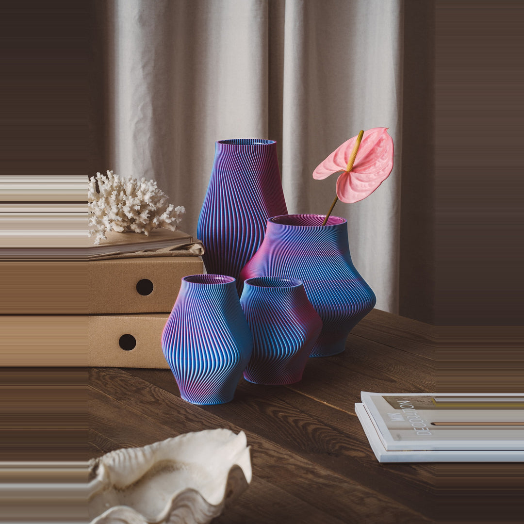 Vase Bloz – Peppermint · 3D Printed · Inner Vase · 20 cm | Sheyn