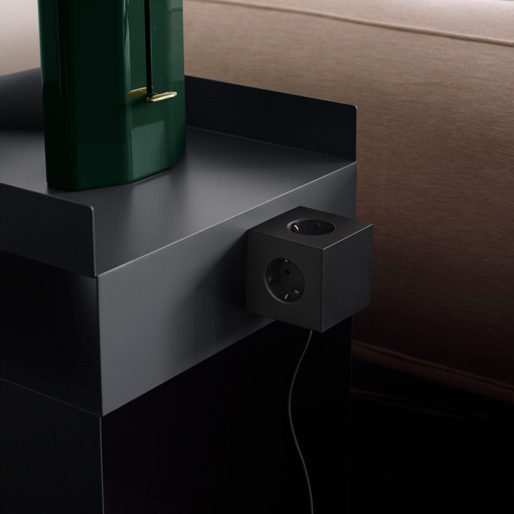 Power Strip "Square 1" – Black · USB-C 30W · 3 m | Avolt