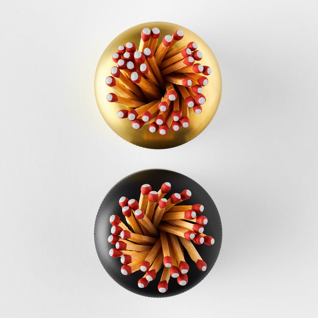 Streichholzanzünder – Schwarz · Karbonstahl · 5 cm | Craighill