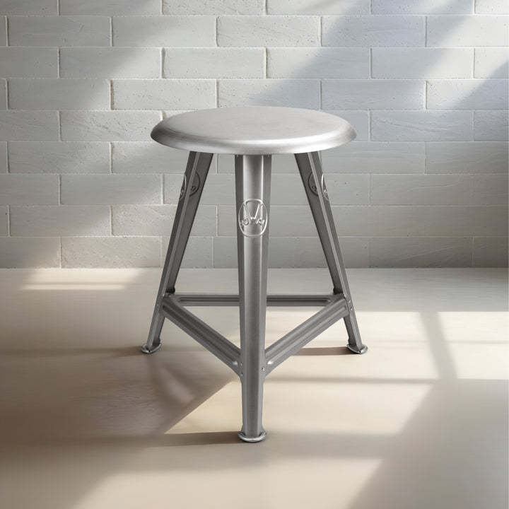 Stool "Naked Steel" – Steel · 48 cm | ROWAC