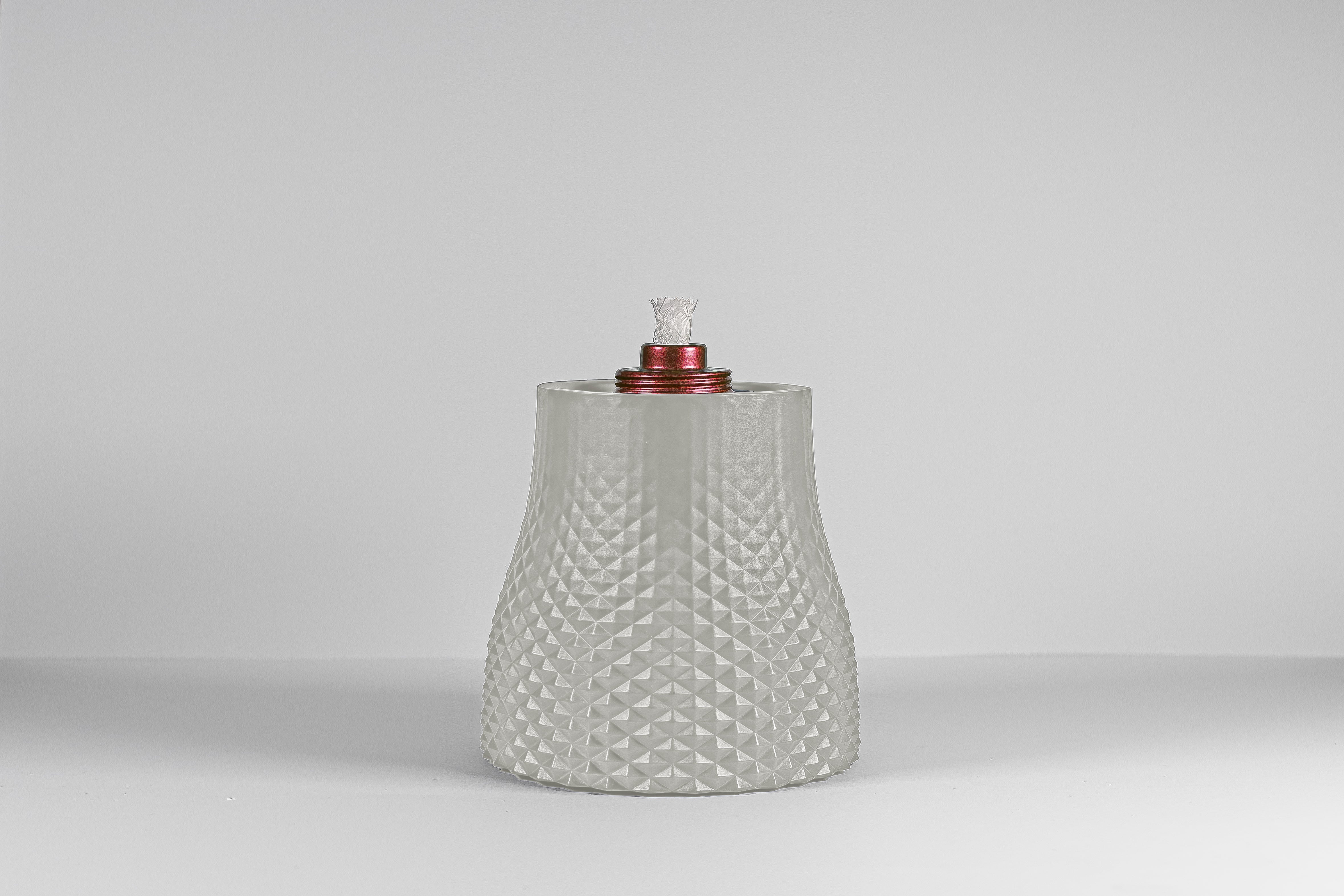 Tischfeuer Spike weiß