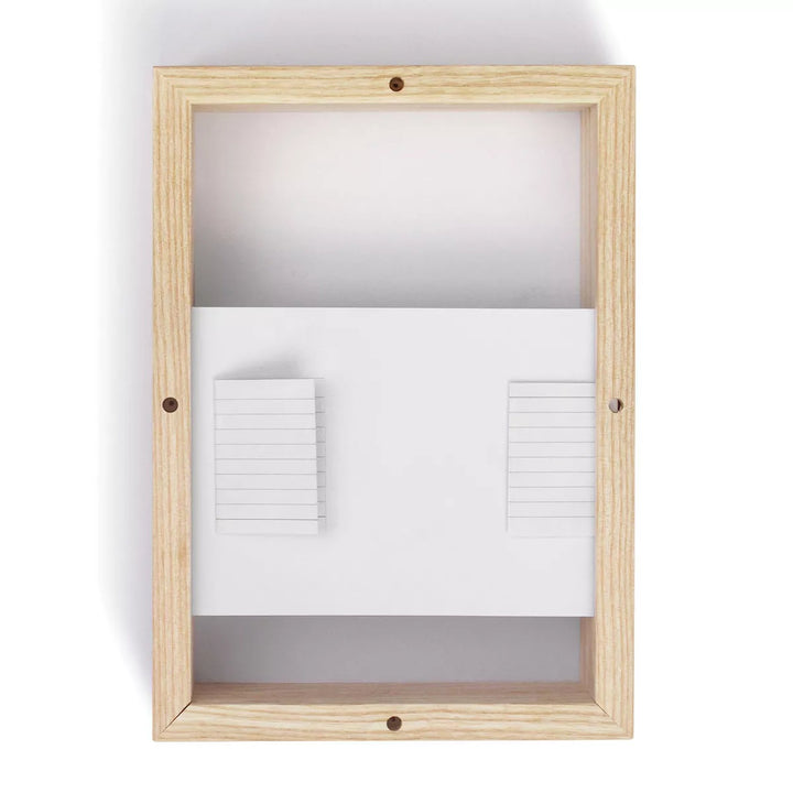 Photo Frame "Oh, schön" – Ash Wood · 23 cm | side by side