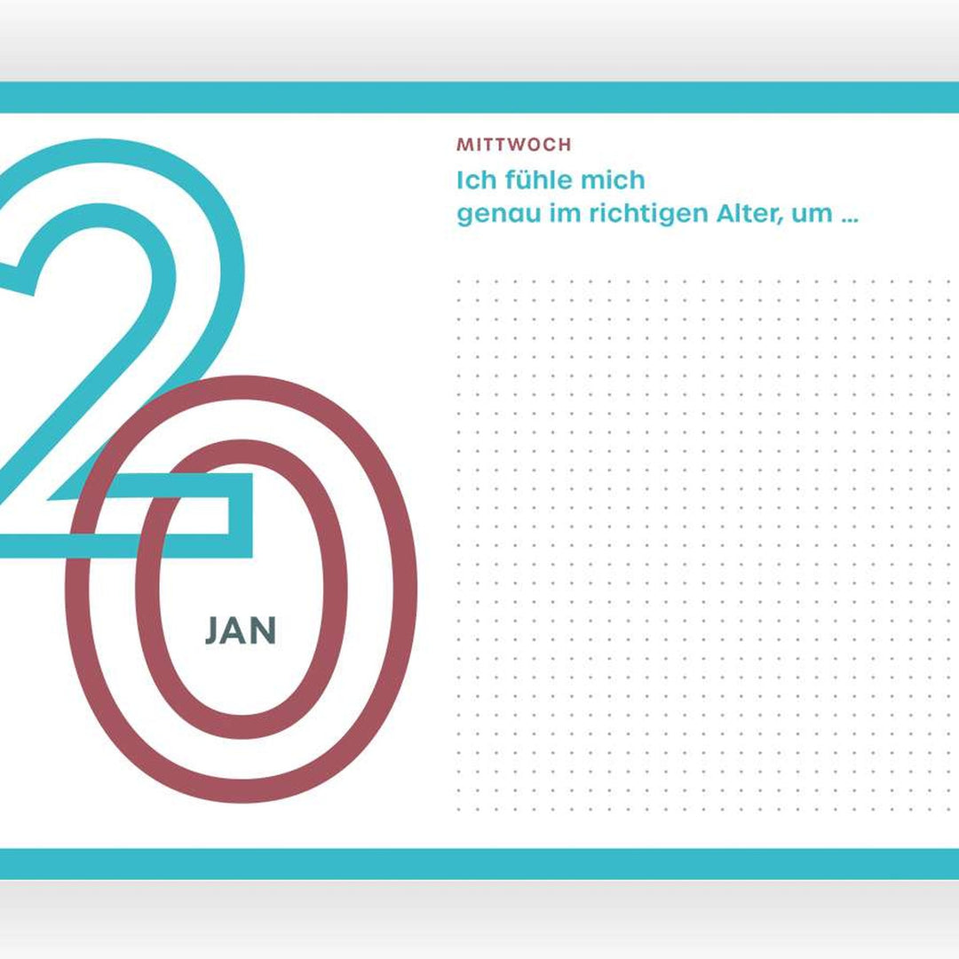Journaling Calendar "365 neue Seiten von dir" 2027 | Hermann Schmidt