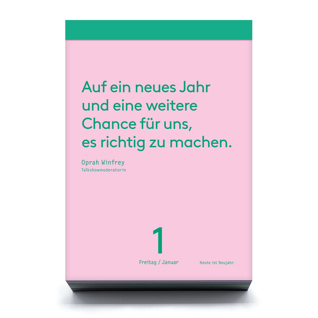 Tischkalender Denkpause 2027 – 365 Zitate | seltmann+söhne