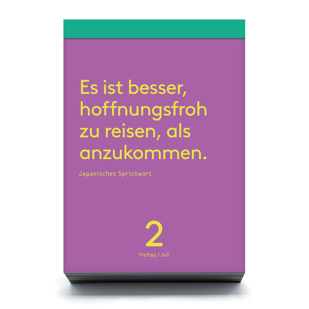 Tischkalender Denkpause 2027 – 365 Zitate | seltmann+söhne