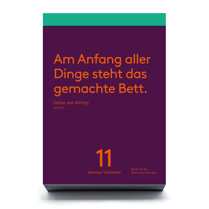 Tischkalender Denkpause 2027 – 365 Zitate | seltmann+söhne
