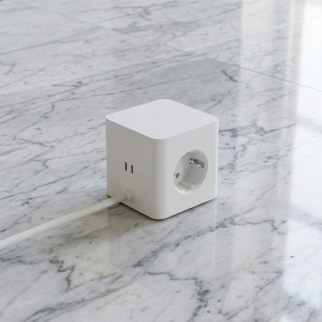 Power Strip Cubical C1 – 3 Sockets with 65 W USB-C | Cords
